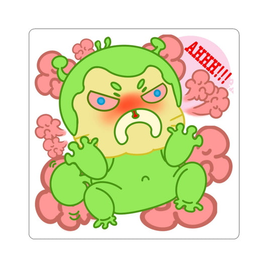 Screaming Alien Sticker – Narak AHHHH! | Kawaii Space Vinyl Decal