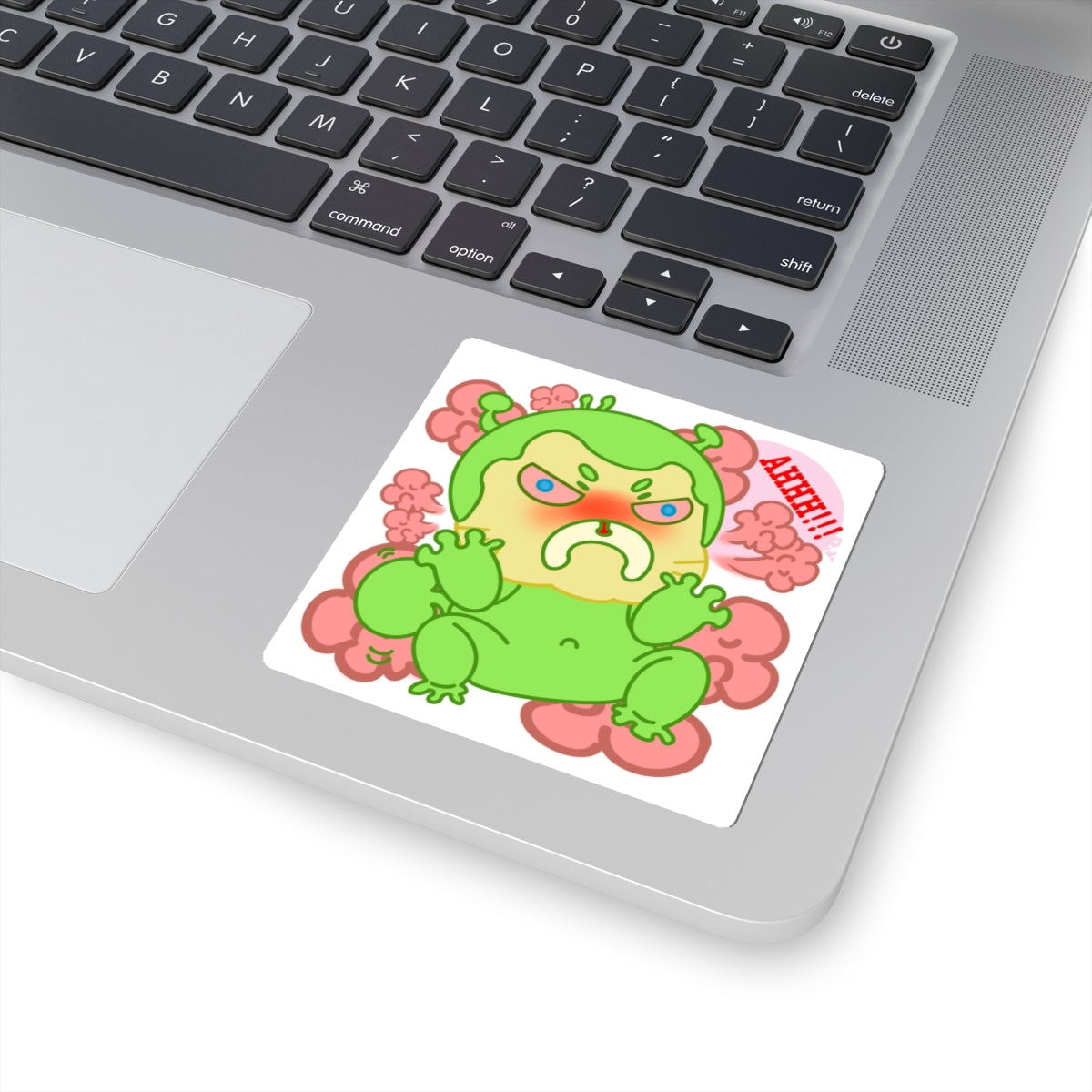 Screaming Alien Sticker – Narak AHHHH! | Kawaii Space Vinyl Decal