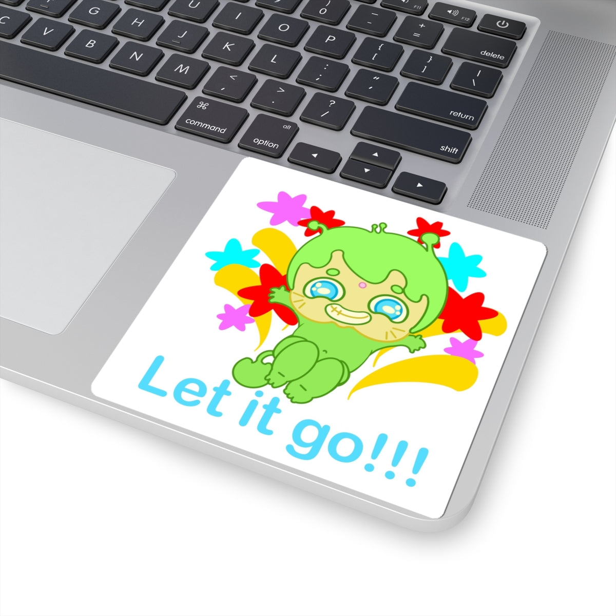 Freeing Alien Sticker – Narak LET IT GO! | Kawaii Space Vinyl Decal