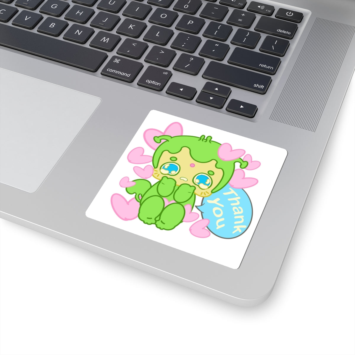 Grateful Alien Sticker – Narak THANK YOU! | Kawaii Space Vinyl Decal