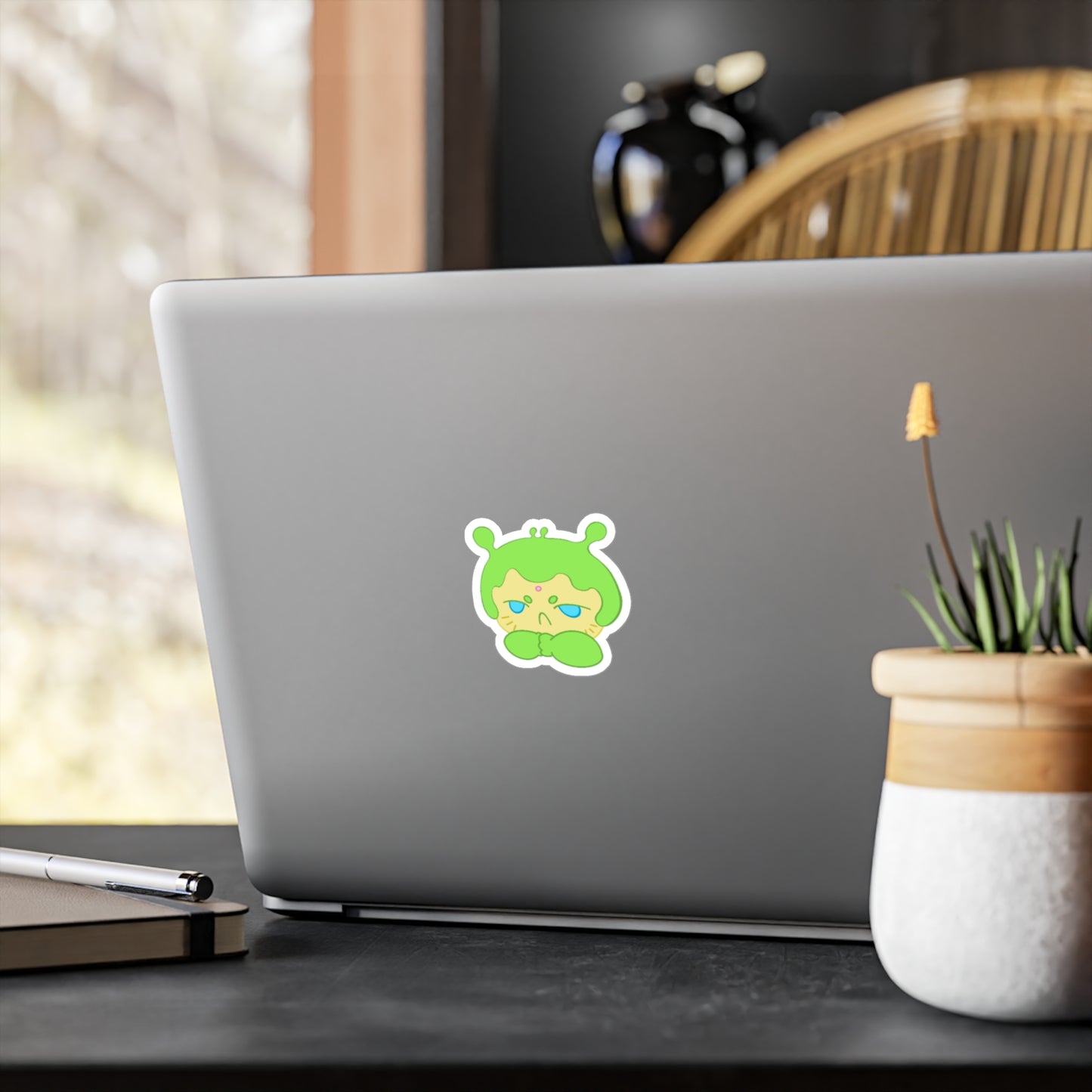 Cute Grumpy Narak Vinyl Decal