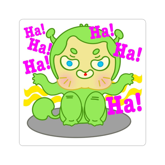 Cute Alien Sticker – Narak Ha! Ha! Ha! | Kawaii Space Vinyl Decal