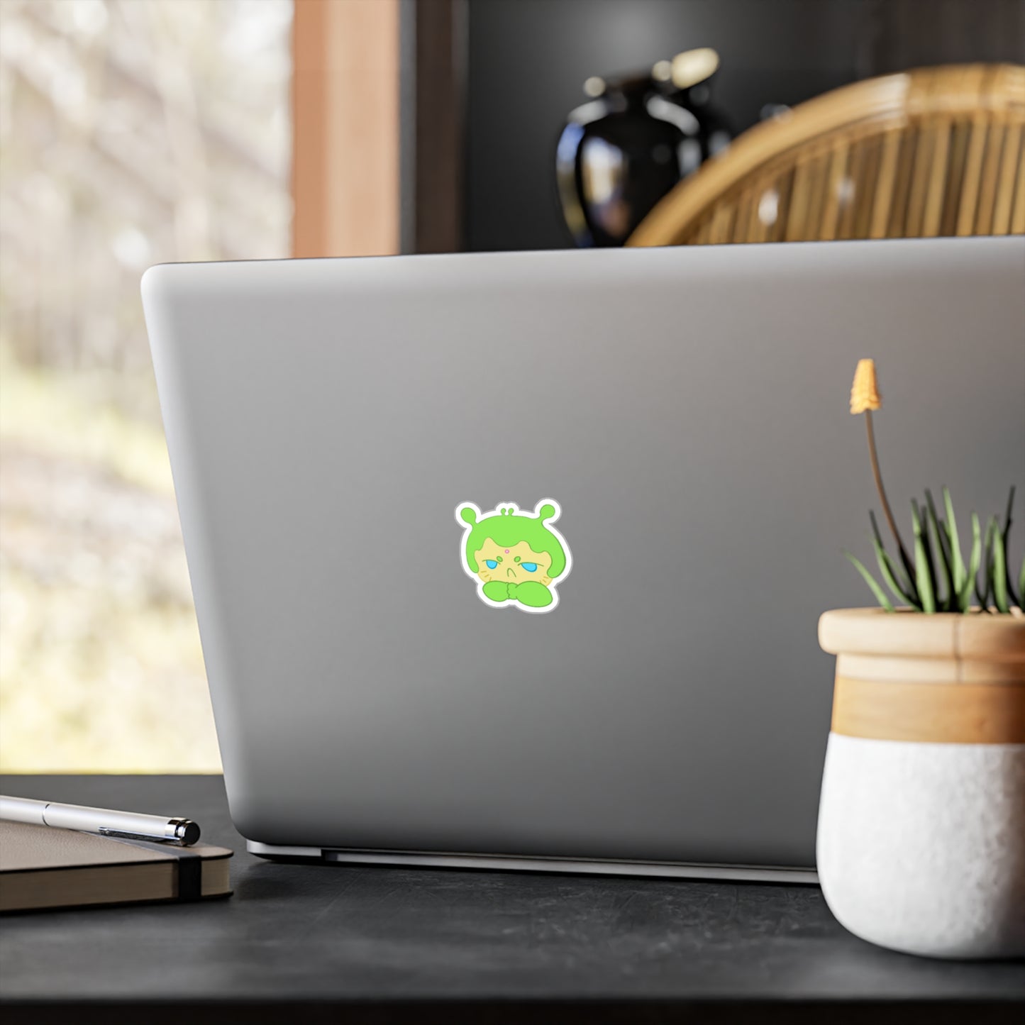 Cute Grumpy Narak Vinyl Decal