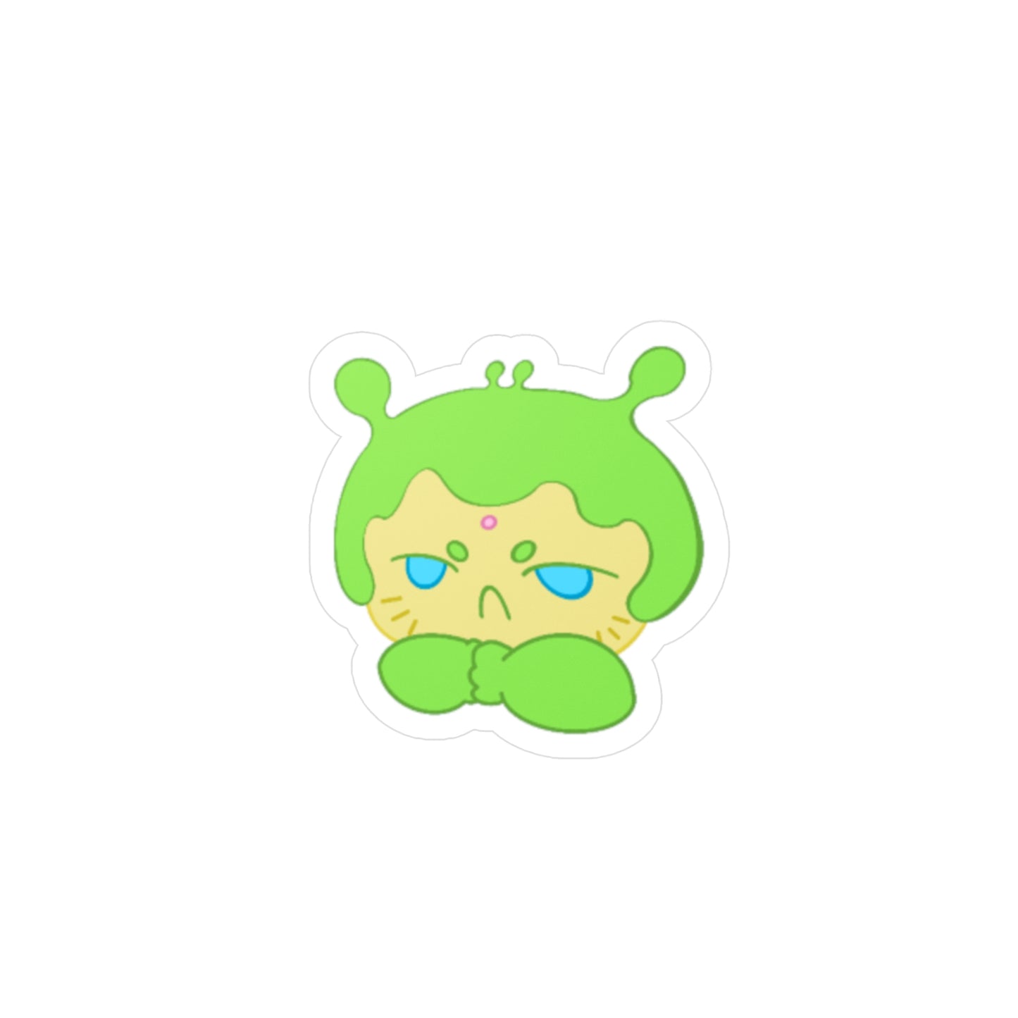 Cute Grumpy Narak Vinyl Decal