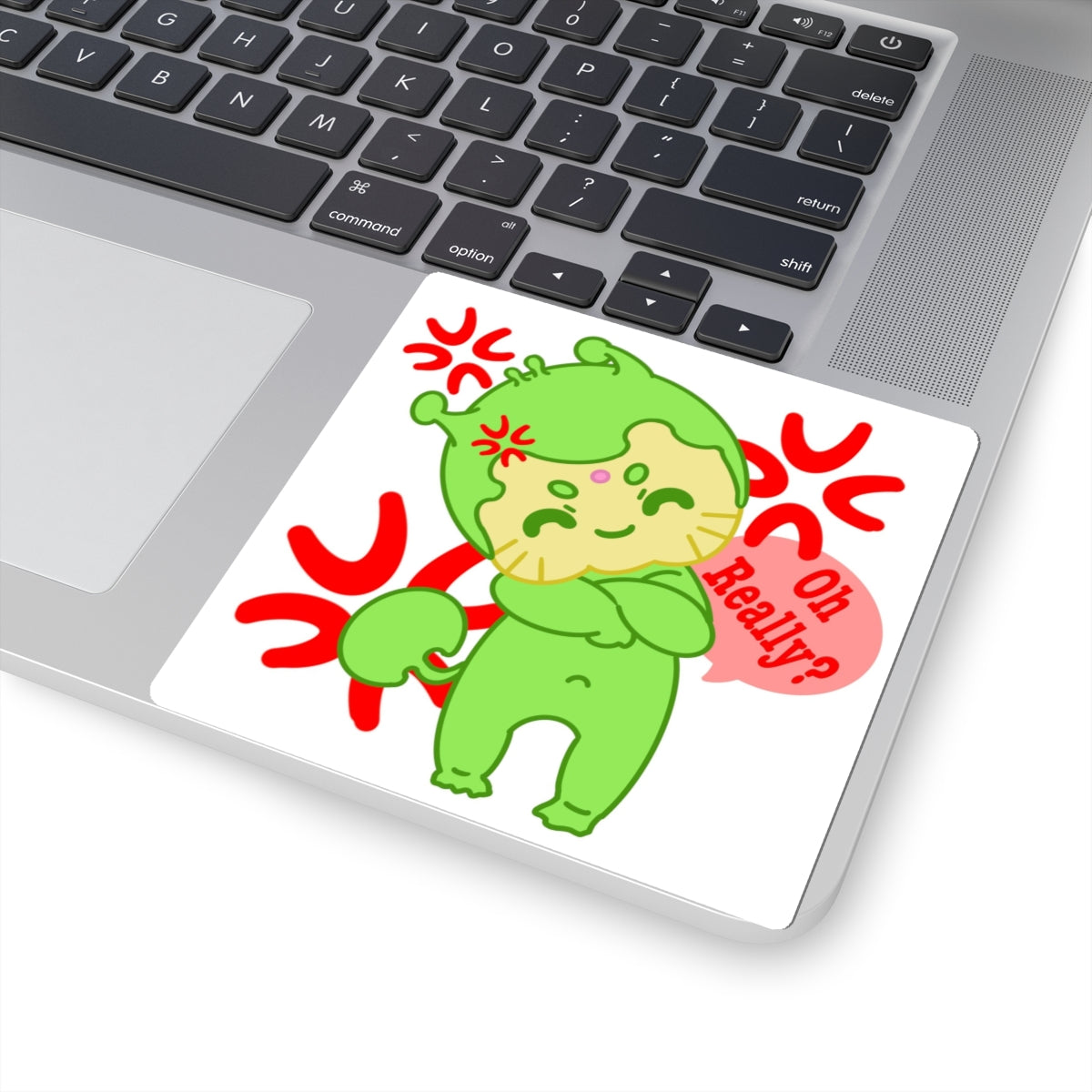 Annoyed Alien Sticker – Narak OH REALLY? | Kawaii Space Vinyl Decal