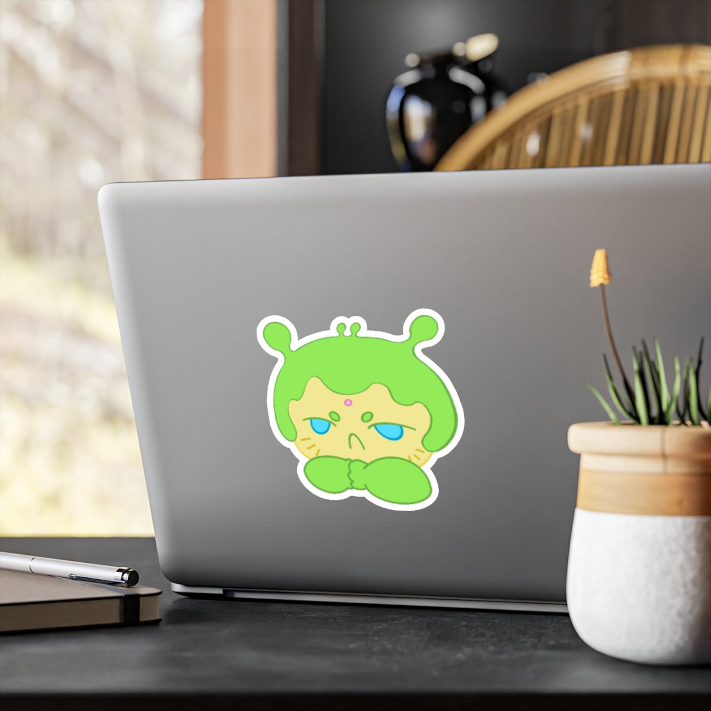 Cute Grumpy Narak Vinyl Decal