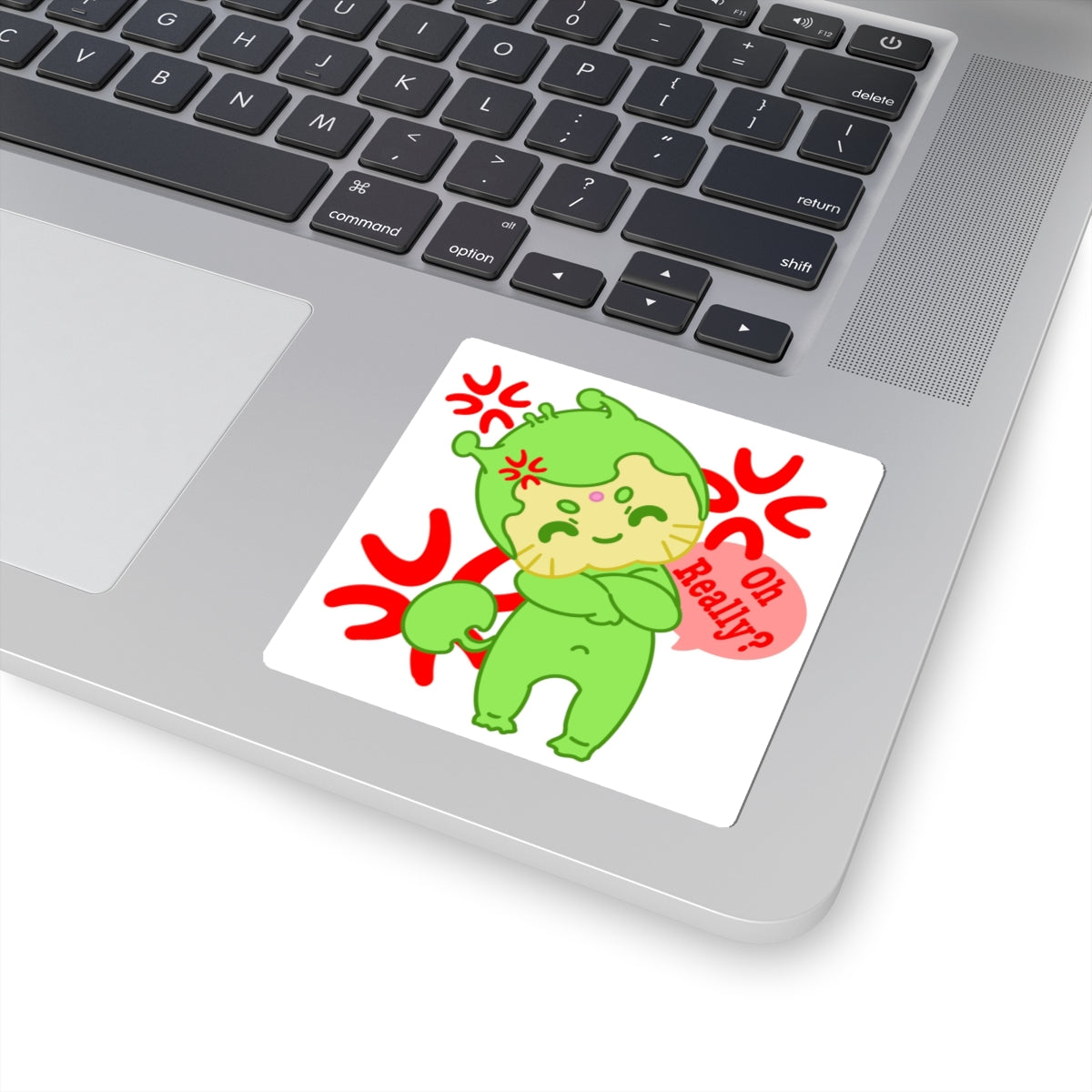 Annoyed Alien Sticker – Narak OH REALLY? | Kawaii Space Vinyl Decal