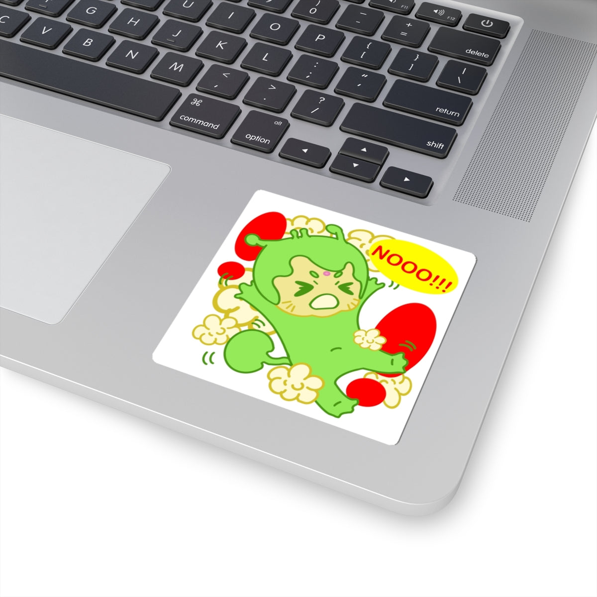 Tantrum Alien Sticker – Narak NOOOO! | Kawaii Space Vinyl Decal