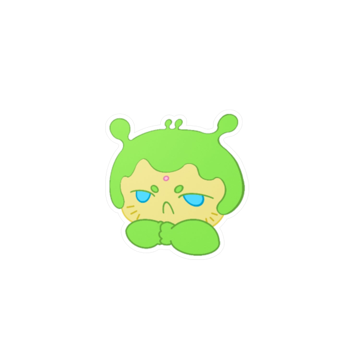 Cute Grumpy Narak Vinyl Decal