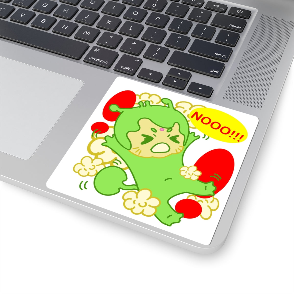 Tantrum Alien Sticker – Narak NOOOO! | Kawaii Space Vinyl Decal