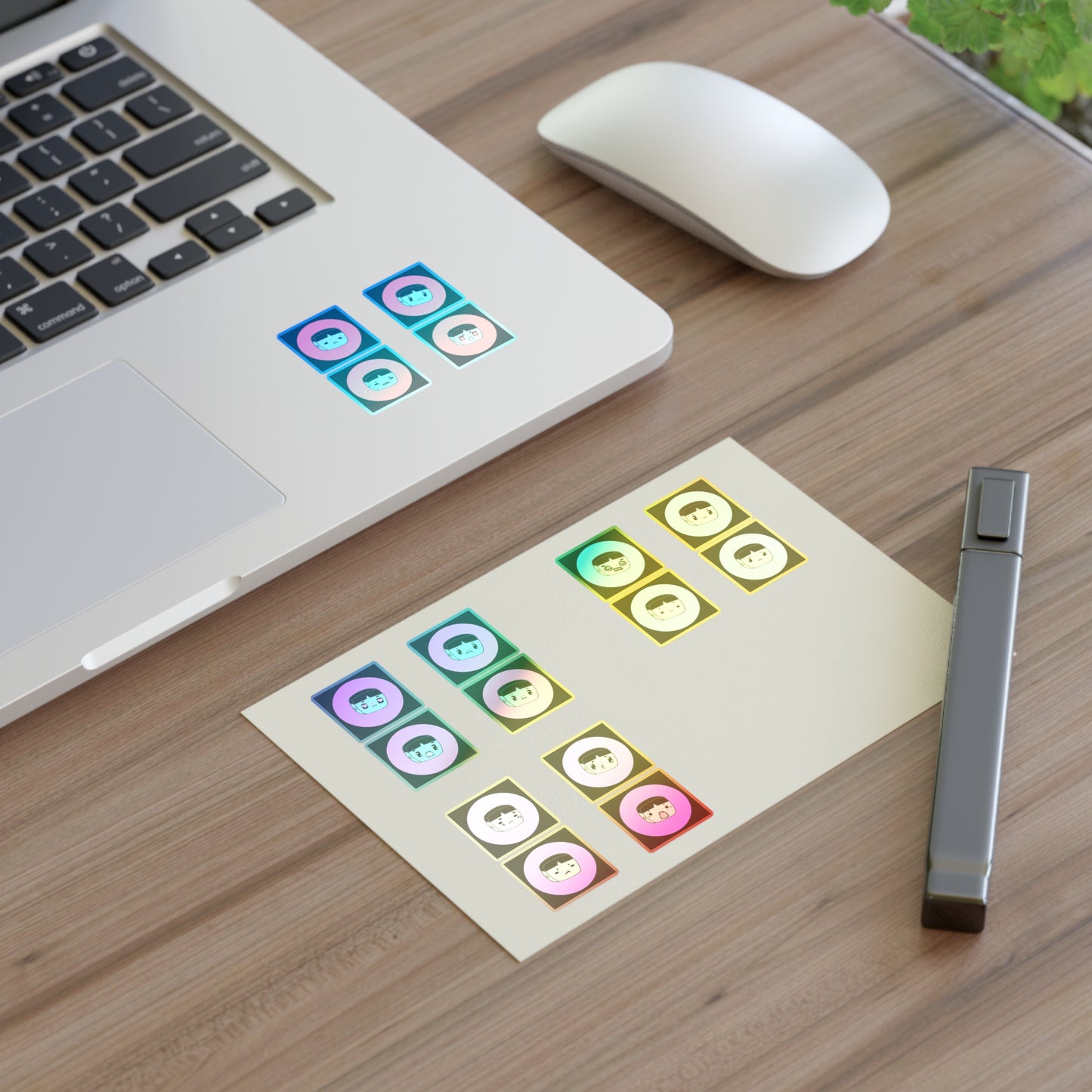 M.O.M. Alien of Corpo World - Cute Emoticon Sticker Sheets
