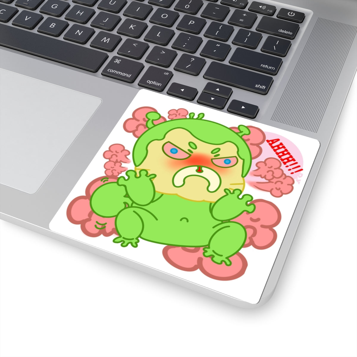 Screaming Alien Sticker – Narak AHHHH! | Kawaii Space Vinyl Decal
